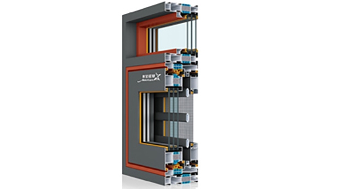 MYX130系列跳色断桥外开窗